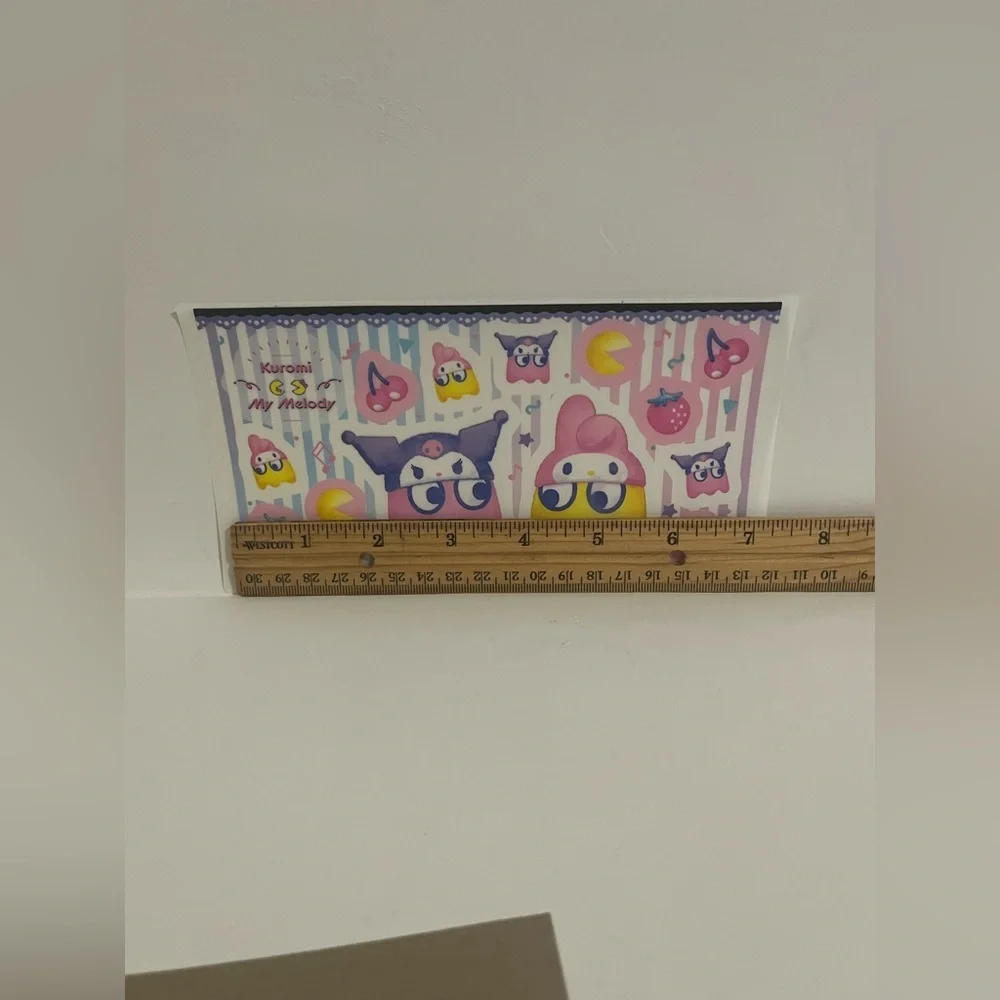 My Melody/Kuromi x Pacman Collaboration Kuji Folder Set w Big Sticker (2023)